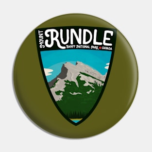 Mount Rundle - Banff Canada Pin