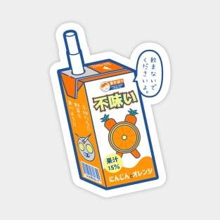 Orange and Carrot Juice Magnet