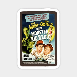 Abbott & Costello Meet Monster Kid Radio Magnet