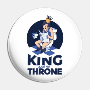 The King and his Throne Pin