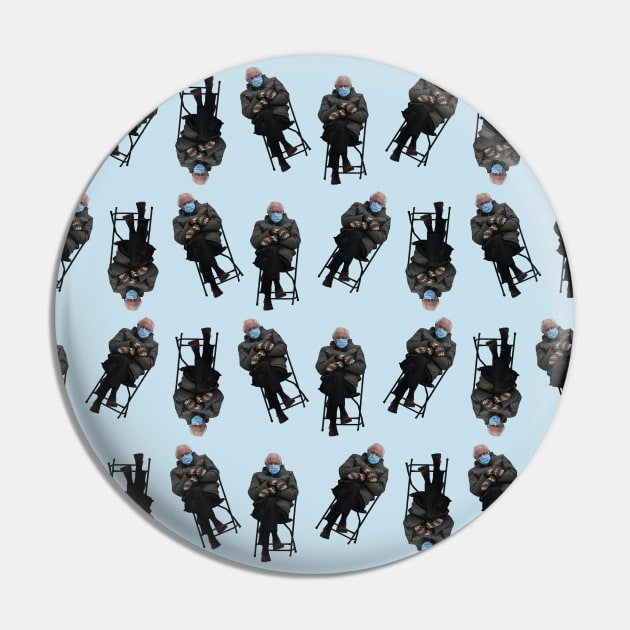 Bernie Sanders Inauguration Meme pattern Pin by valentinahramov