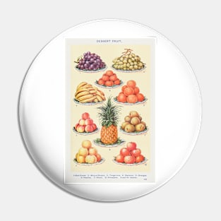 Dessert Fruits Pin