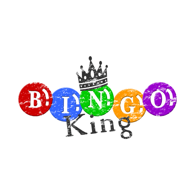 Bingo King BINGO LOVER Senior Funny Bingo Night by TeeCreations