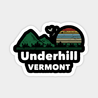 Mountain Sunset Flying Birds Outdoor Underhill Vermont Magnet