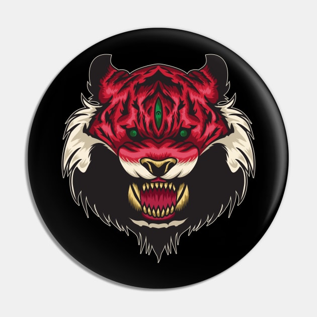 The Red Tiger Pin by feringrh