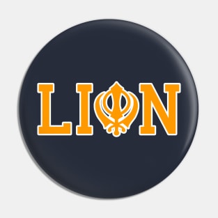 Lion Khanda Pin