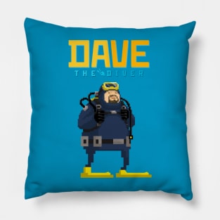 DAVE the diver Fan Art Pillow