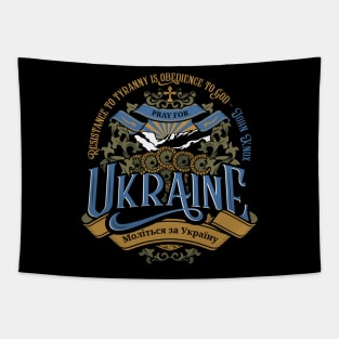 Pray for Ukraine Tapestry