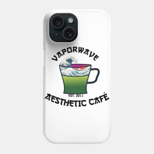 Vaporwave Aesthetic Great Wave Off Kanagawa Cafe Coffee Tea Phone Case