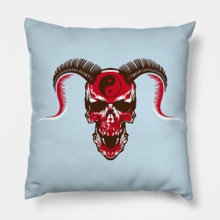 Skull of tai chi N°12 Pillow