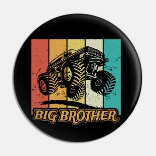 Im the Big Brother Monster Truck Pin