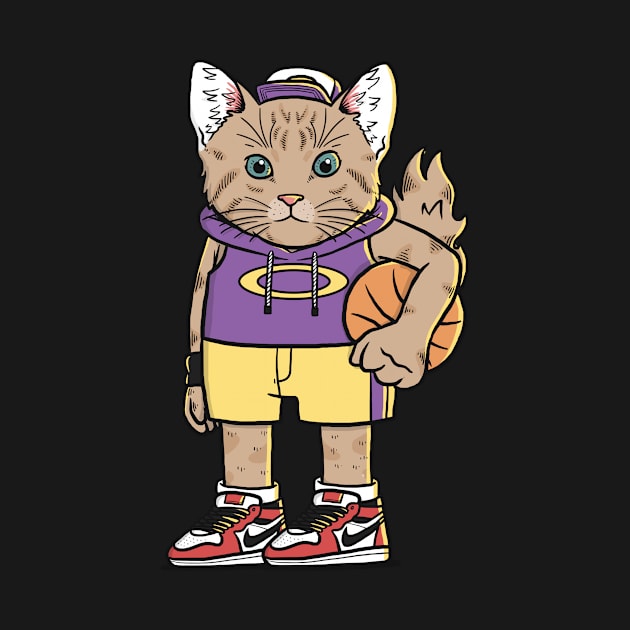 Basketball Cat Sport Club by Cat Lover Studio