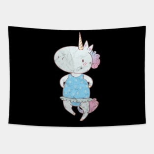 Unicorn Ballett T-Shirt Tapestry