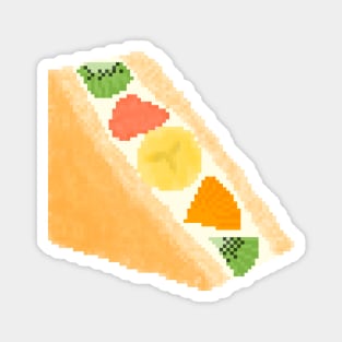 Fruit sandwich pixel art Magnet