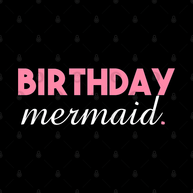 Birthday Mermaid Girl by lisalizarb