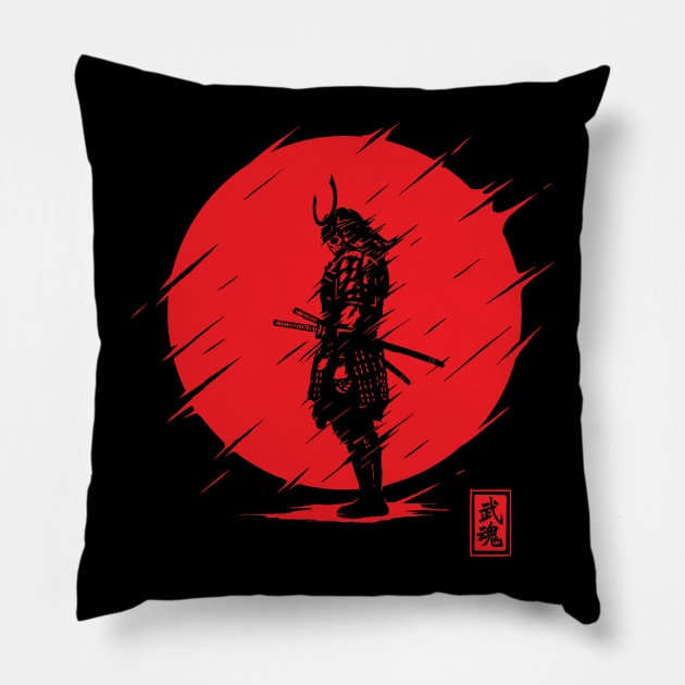 Samurai Spirit Pillow by StevenToang