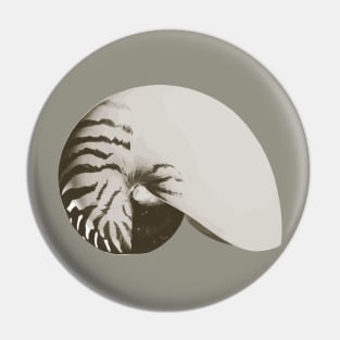 Nautilus Shell Pin