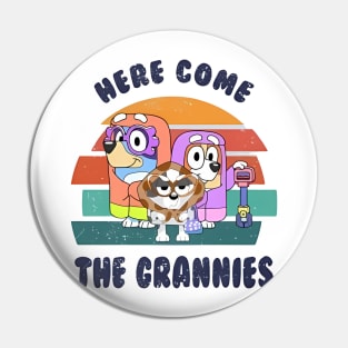 Bluey Here Come The Grannies! Pin