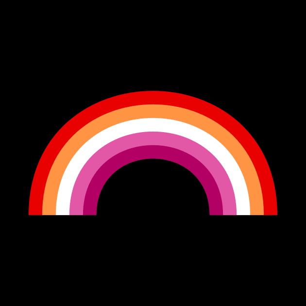 New Lesbian Pride Flag Rainbow by brendalee