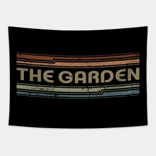 The Garden Retro Lines Tapestry