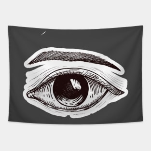 Eyes Illustration Tapestry