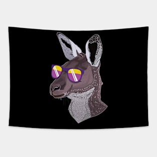 Cool Kangaroo Head Tapestry