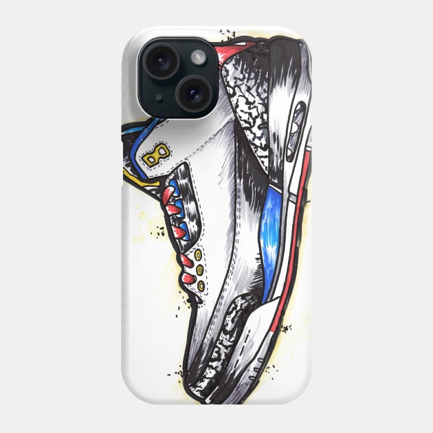 J'S III RETRO / SKETCH COLLECTION Phone Case by Jey13