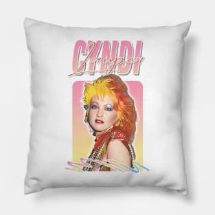 Cyndi Lauper /\/ Original 80s Vintage Style Design Pillow