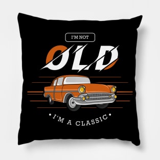 Vintage car with Capital gain Pillow