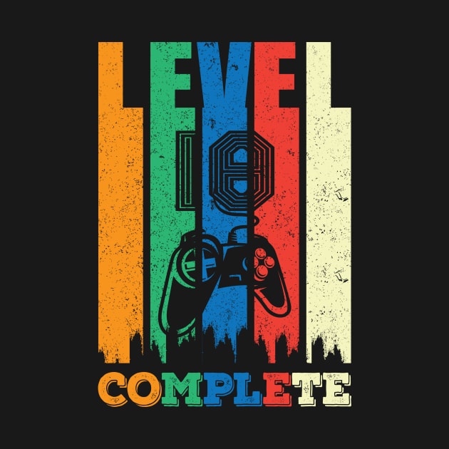 18th Birthday Level 18 Complete Gamer Gift by SinBle