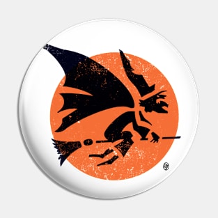 Witch Stencil Pin