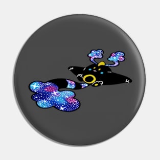 Galaxy Tanuki Pin