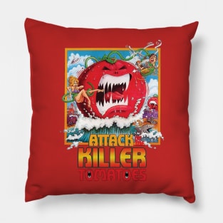 Attack of the Killer Tomatoes Pillow