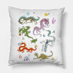 Six Dragon Pillow