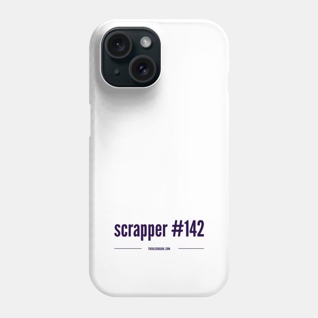 Scrapper #142 - purple Phone Case by theblerdgurlshop