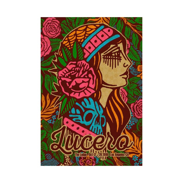 Lucero Band Poster Aboriginal Style by tinastore