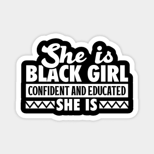 Black Girl Beautiful And Confident Magnet