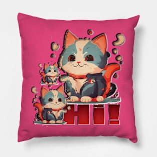 Cat Puppy Hi Pillow