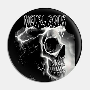 Death Metal Pin