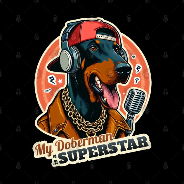 Rapper Doberman by k9-tee