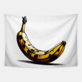 Ripe Banana Pop Art T-Shirt - Vibrant Fruit Graphic Tee Tapestry