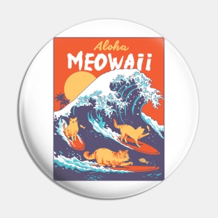 Aloha Meowaii Pin