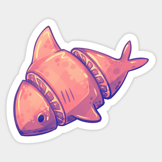 Pink Lemonade Shark - Shark Lover - Sticker