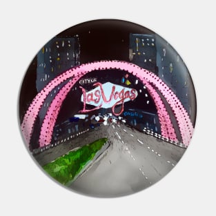 Las Vegas Neon Sign Pin