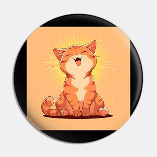 Heaven cat Pin