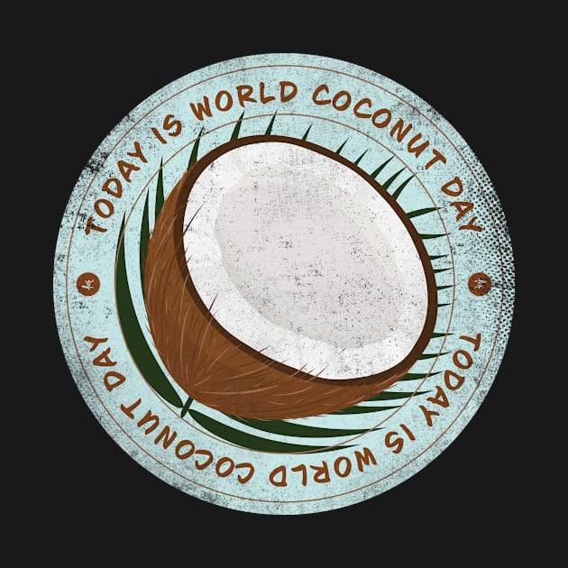 Today is World Coconut Day Badge by lvrdesign