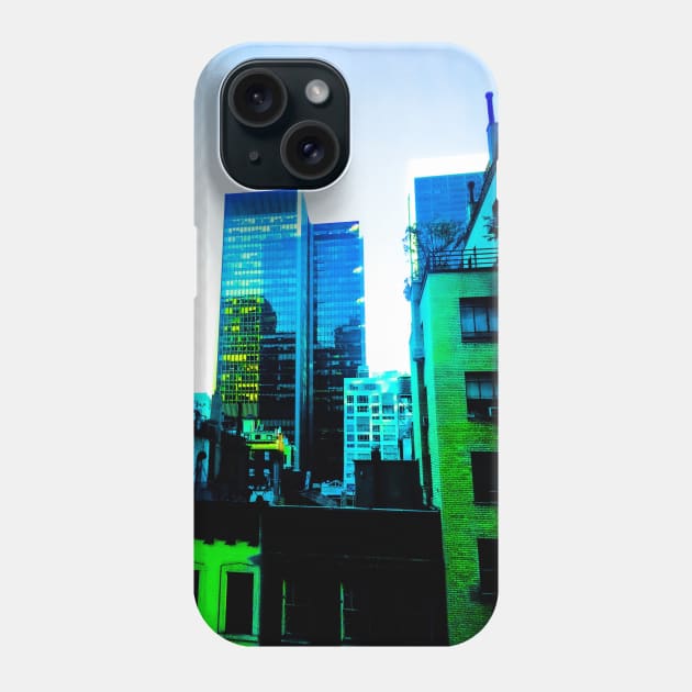 W 54th St, Midtown, Manhattan, NYC Phone Case by eleonoraingrid