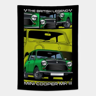 Retro Morris Car Tapestry