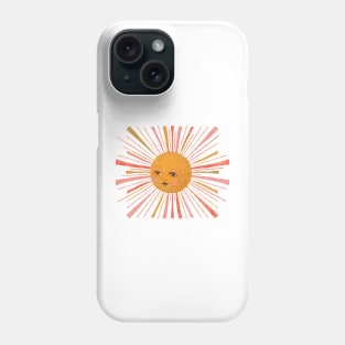 Retro Sunshine cute face Phone Case