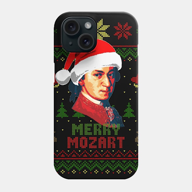 Merry mozart Phone Case by Nerd_art